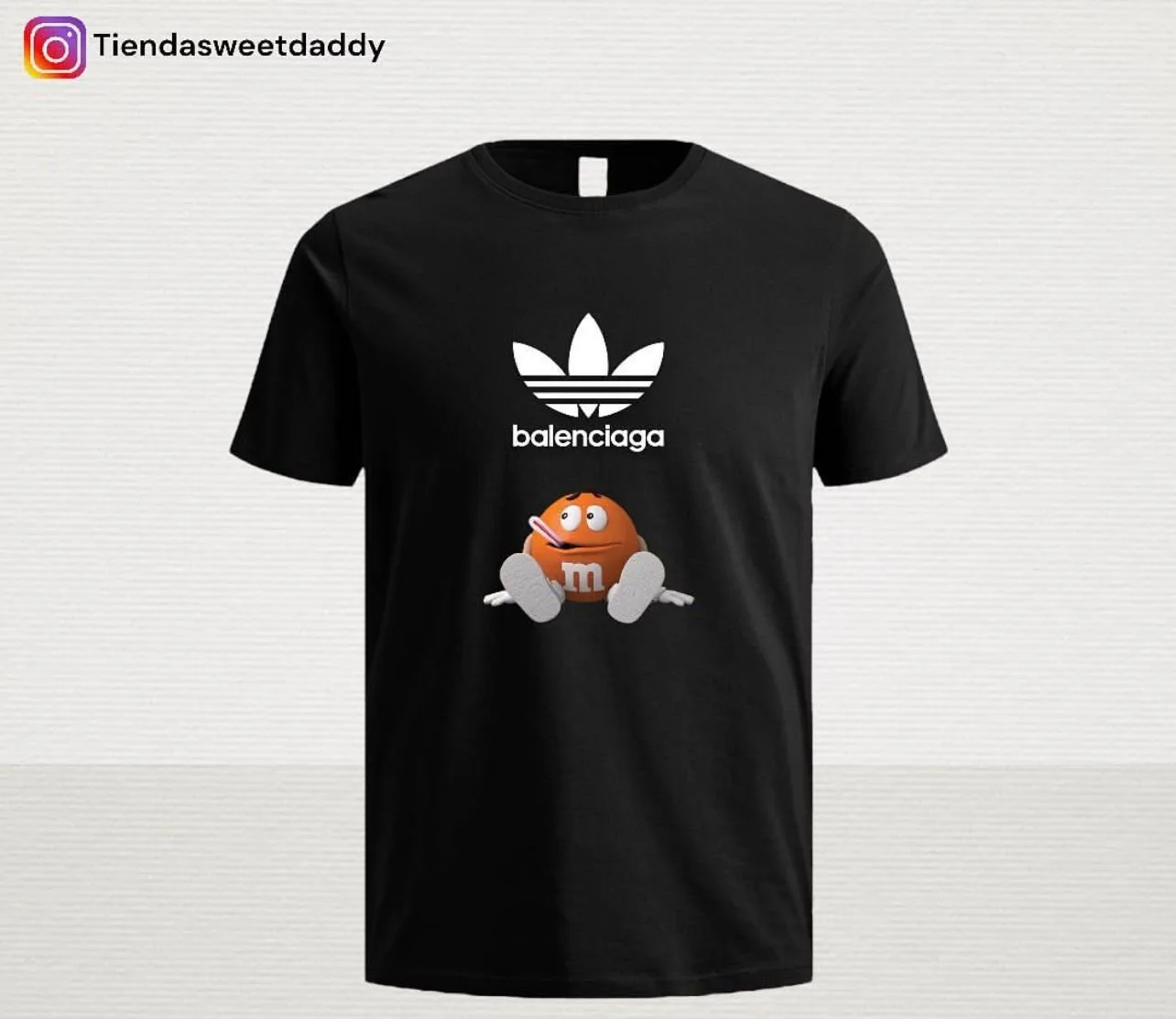Camiseta adidas balenciaga black