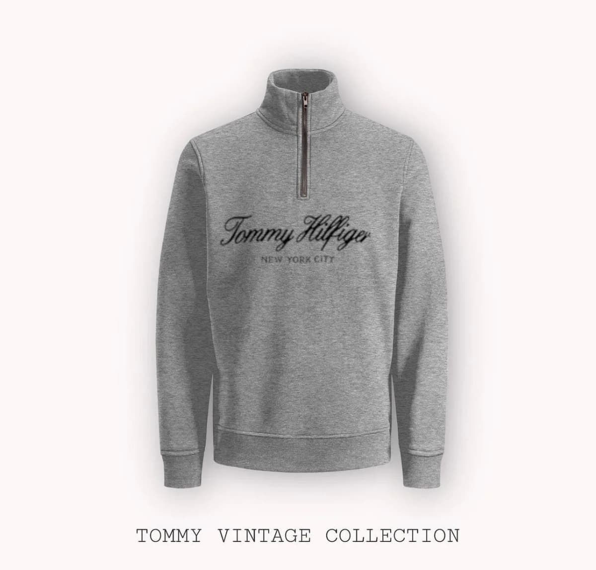 Buzo cadete tommy vintage gray