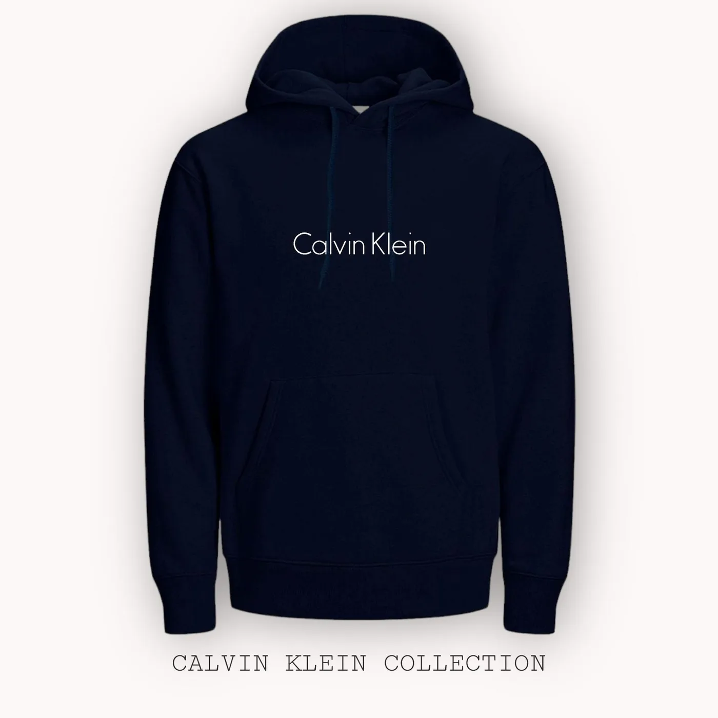 Hoodie calvin klein blue basic