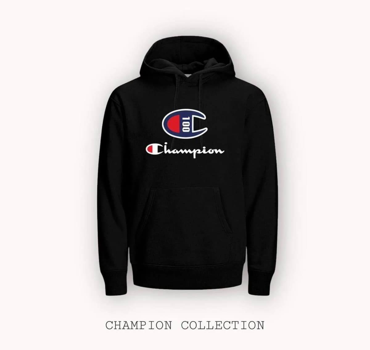 Hoodie champion c 100 black