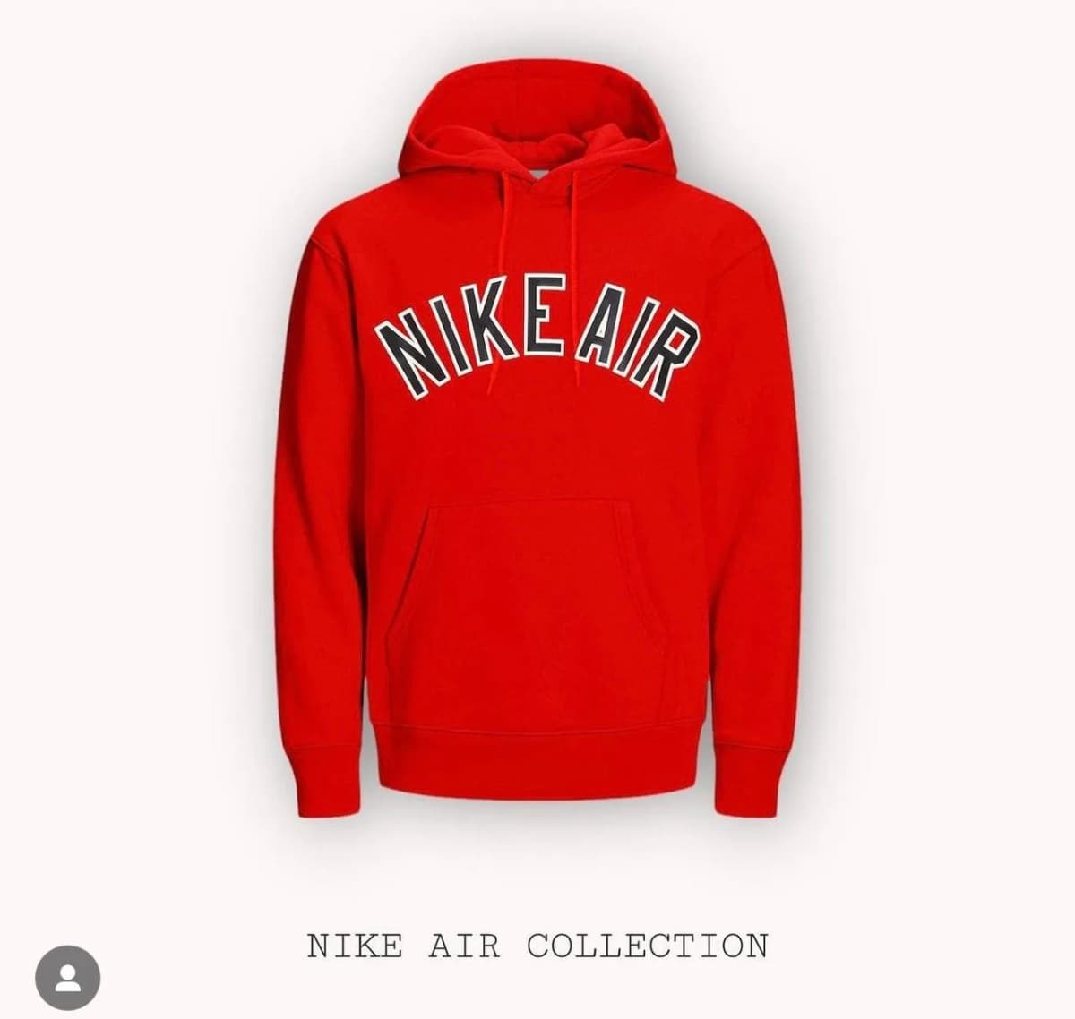 Hoodie nike air red