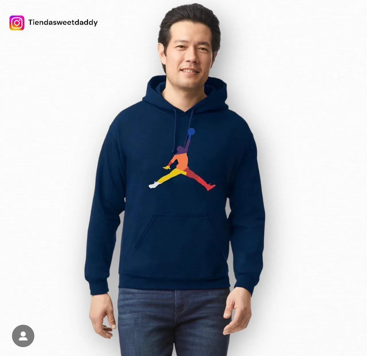 Hoodie jordan blue clr