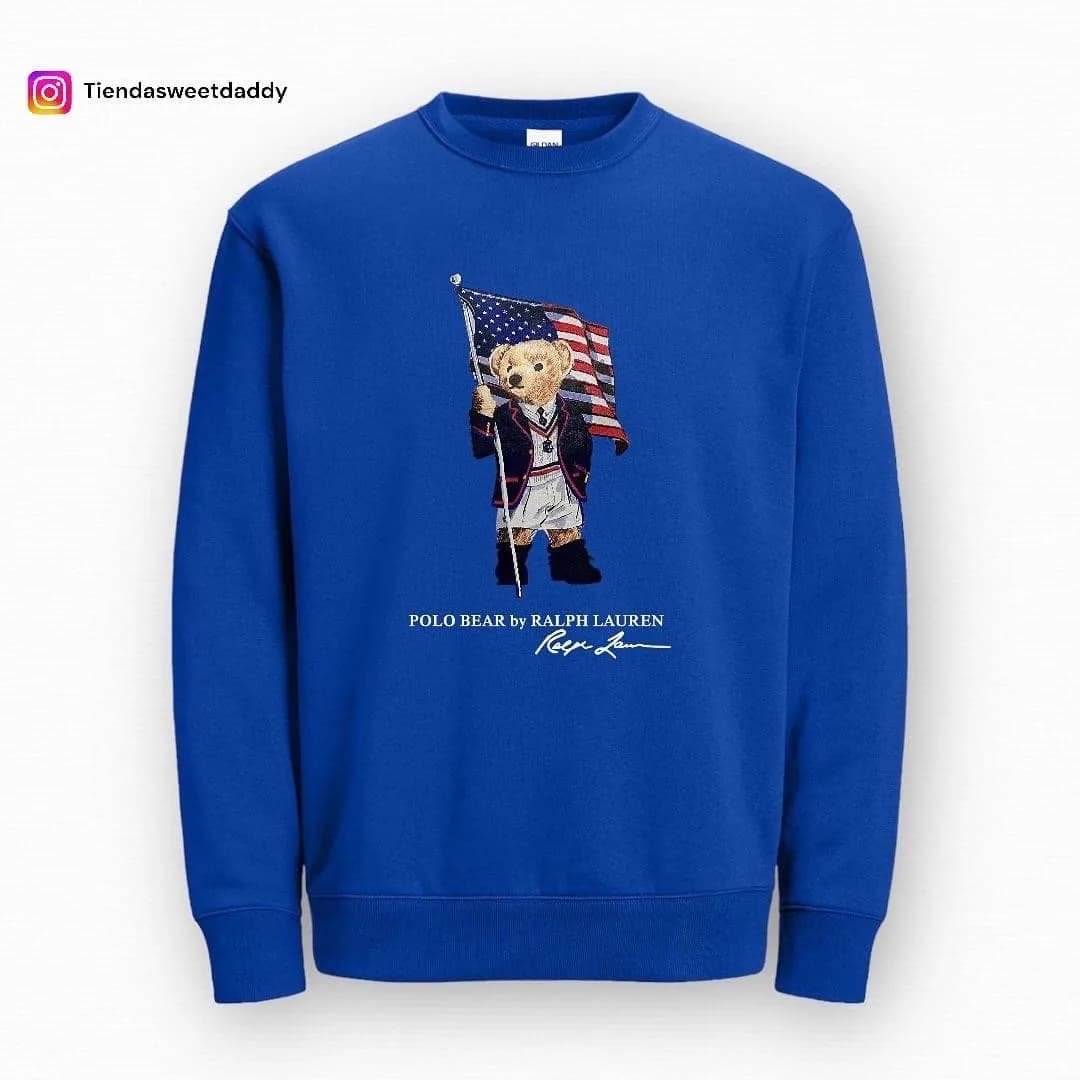 Buzo polo bear bdr usa royal