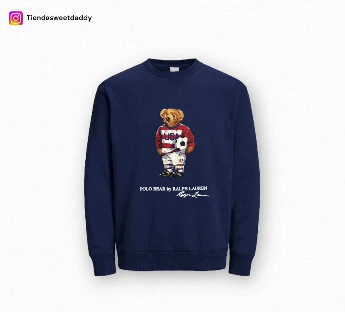 Buzo polo bear ftb blue