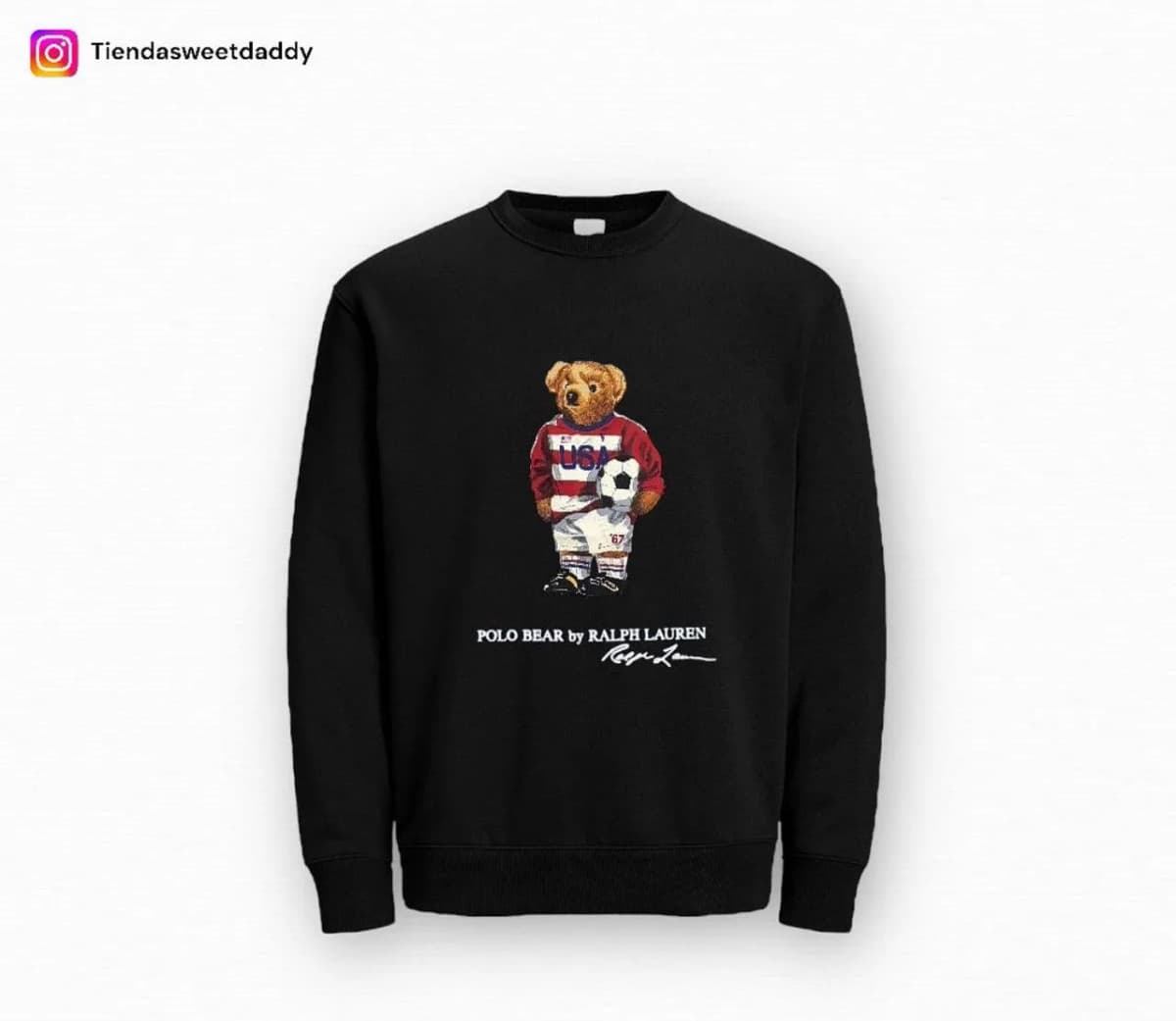 Buzo polo bear ftb black