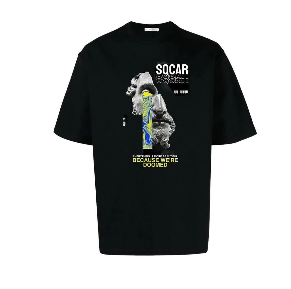 Camiseta oversize black sqar