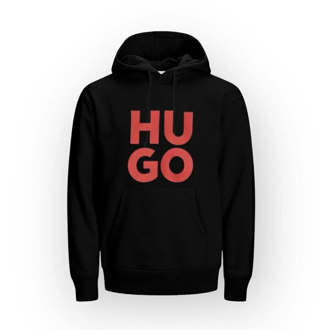 Hoodie black hugo ds