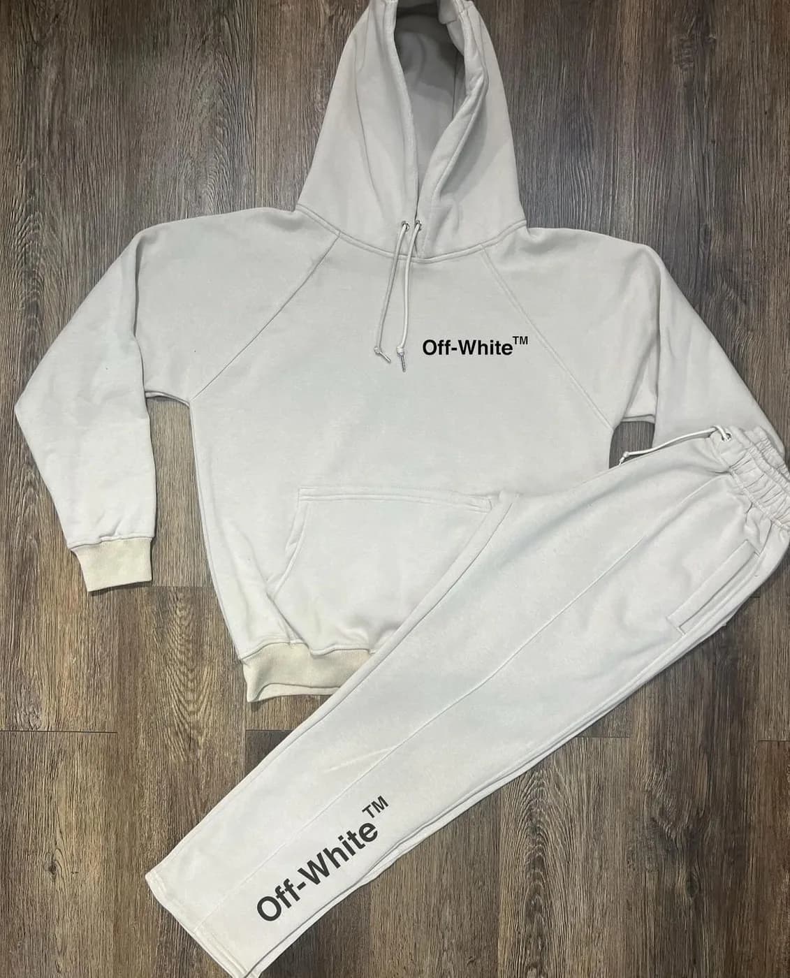 Sudadera beige off white