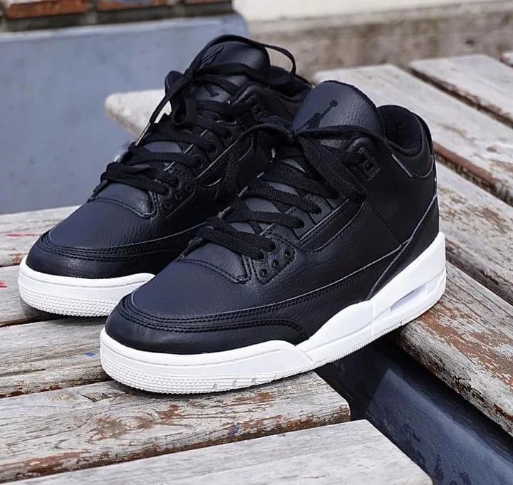 Jordan Retro 3 Fragment Negra